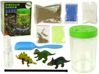 Kreatívne svetelné nálepky s dinosaurami v záhrade